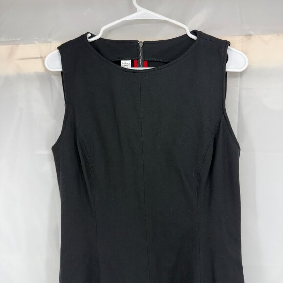 Spanx Women L Perfect Fit & Flare Dress Short Length Sleeveless Black Slimming - Picture 2 of 9